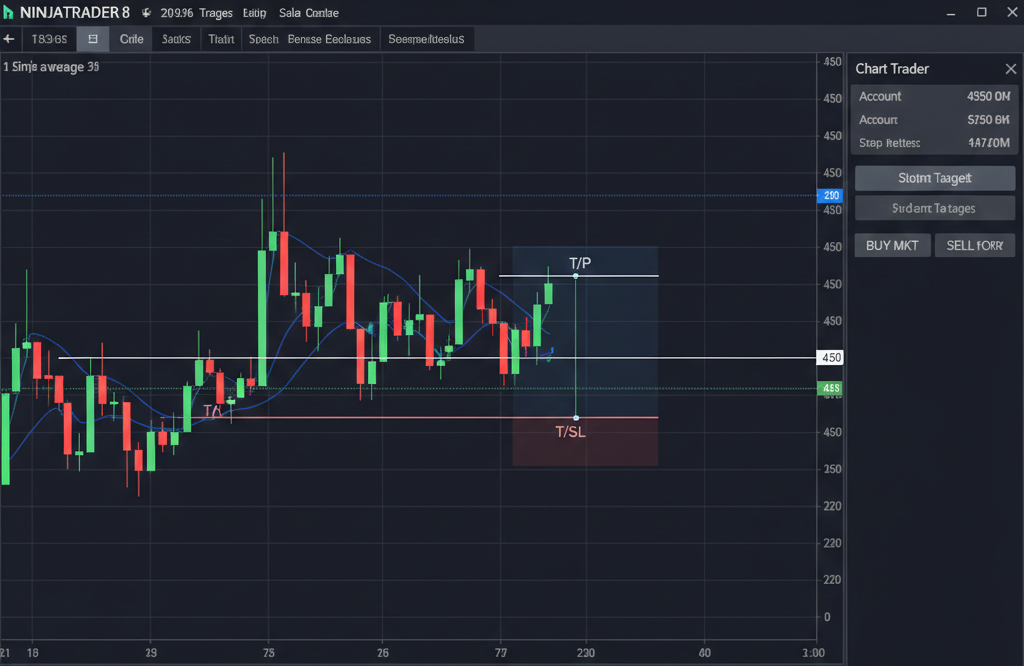 Futures swing trading risk management with stop loss and position sizing